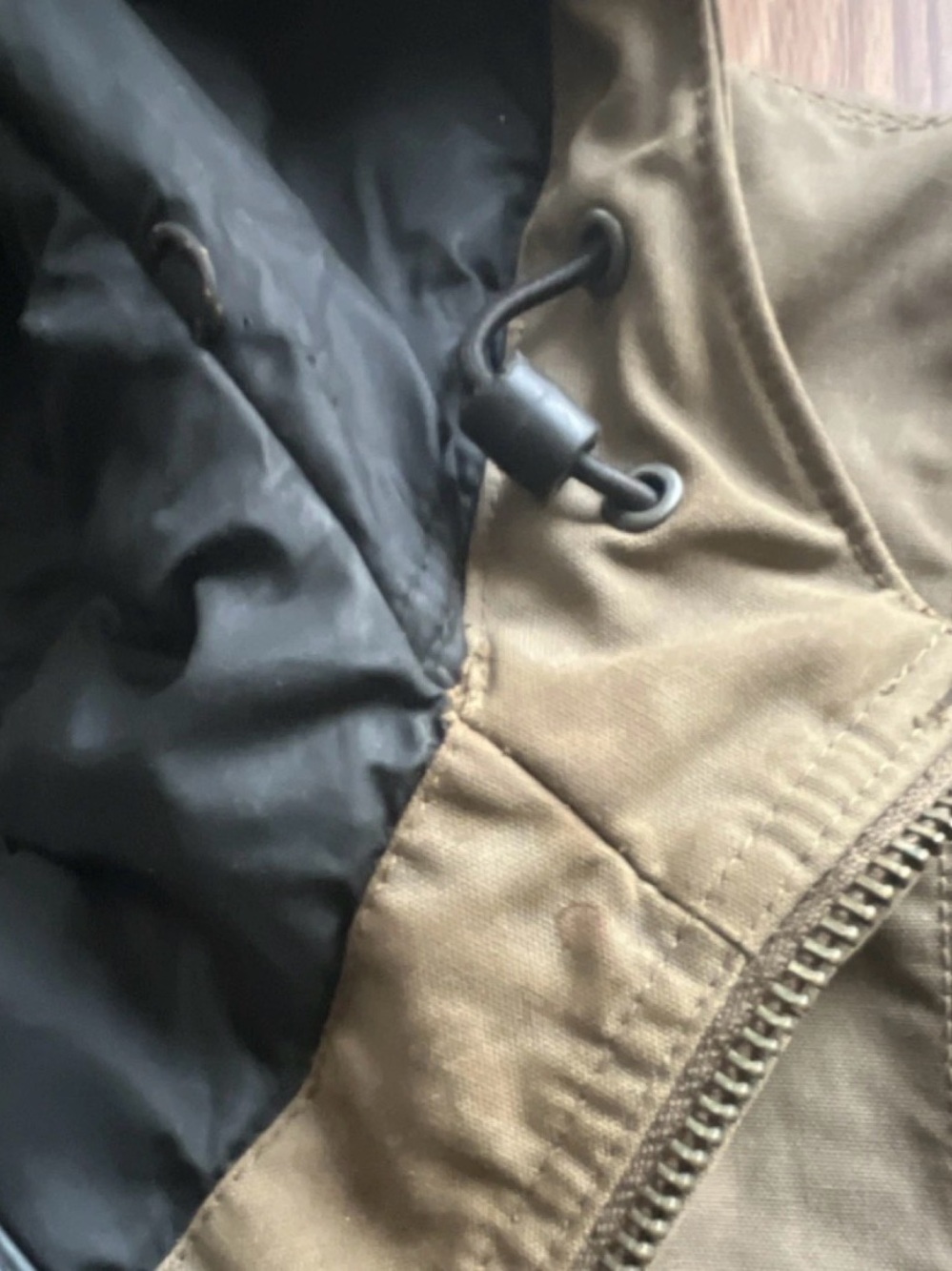 Carhartt Brown Hooded Heavyweight Work Bomber Jacket Men’s XL Log Creek TimberCo - Picture 11 of 13